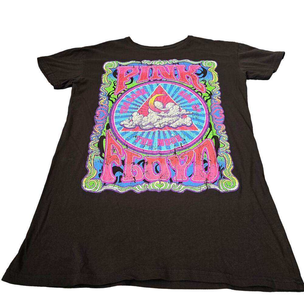 NWT Youth Colorful Pink Floyd Dark Side of the Moon Graphic T-Shirt Size 11/12